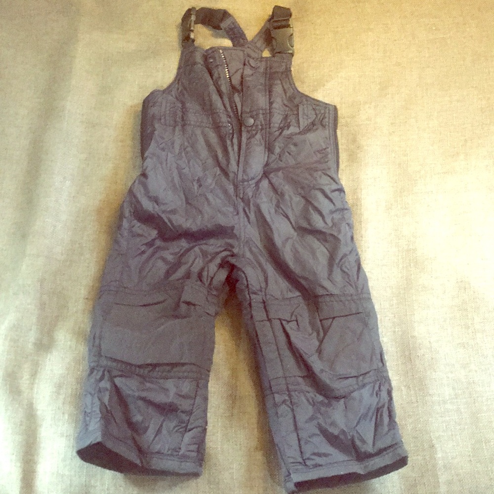 Baby Gap navy blue snow pants with bib